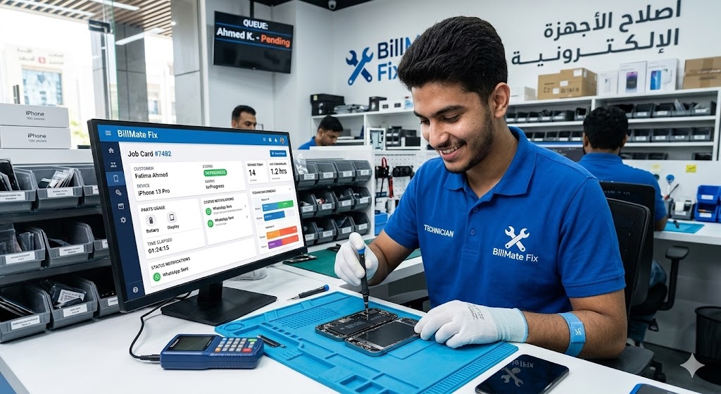 Repair Shop Management Dashboard