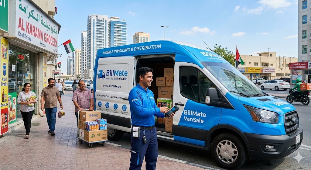 Mobile Distribution App on Tablet