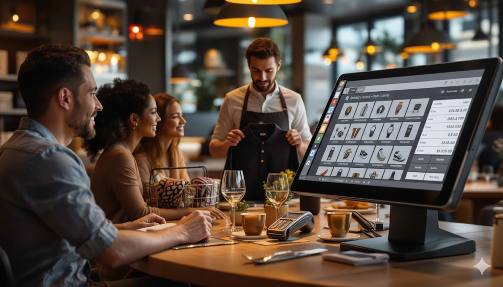 Retail POS Terminal with Scanner